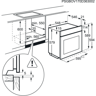 Духовой шкаф Electrolux Eoa95551ax