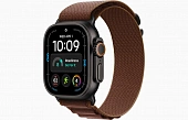Apple Watch Ultra 4 49 Black with Burgundy Alpine Loop
