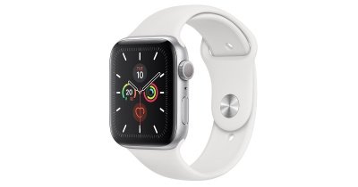 Apple Watch Series 5 GPS 44mm Aluminum Case with Sport Band белый