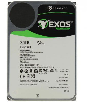 Жесткий диск Seagate 20Tb Exos X20