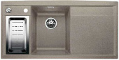 Кухонная мойка Blanco Axia Ii 6 S гранитная 2 чаши с крылом, цвет серый бежевый 517290