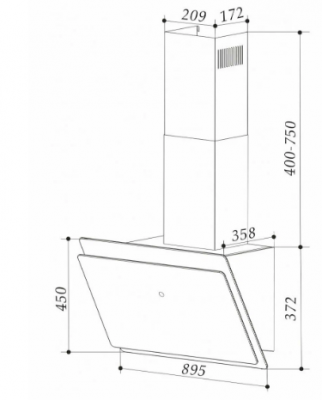 Вытяжка Exiteq Ex-1129 black