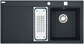 Кухонная мойка Franke Mtg 651-100 графит~ левая, эксцентриковый вентель 3,5 (112.0017.781) доп.(112.0017.7