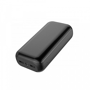 Внешний аккумулятор Powerbank GOLF G55-C 30000 mah+Micro usb/In Micro usb, Type-C/Out Type-C 2.1A, USB 1 А, 2.1A/ Black	
