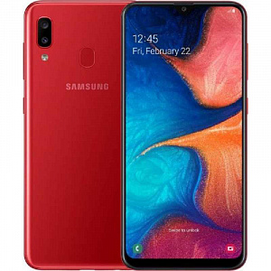 Смартфон Samsung Galaxy A20 3/32Gb Red (красный)