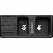 Кухонная мойка Blanco Classic 8 S гранитная 2 чаши с крылом, цвет антрацит 510432