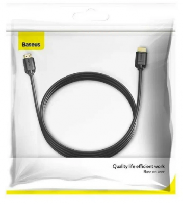 HDMI-кабель Baseus HDMI/HDMI CAKGQ-D01 black, 4K, 3D, длина 5м., цвет черный