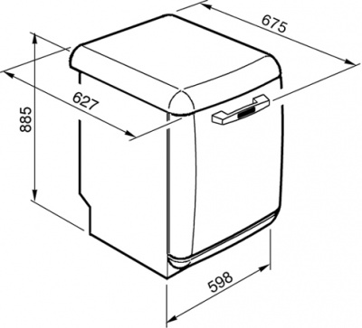Посудомоечная машина Smeg Blv2ro-2