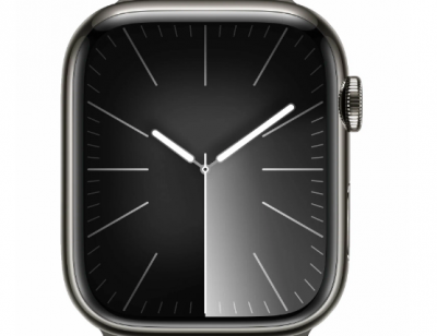 Apple Watch Series 9 45mm Graphite S.Steel Case with Graphite Milanese Loop Mrpq3