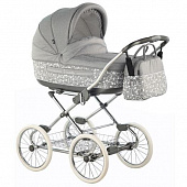 Коляска Roan Marita Prestige 2 в 1 (дождевик+моск. Сетка колеса белые 14) S-125