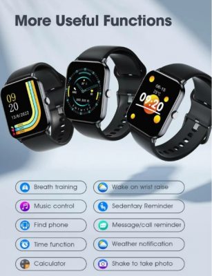 Умные часы Xiaomi QCY Watch GTC (WAGTCA) черные