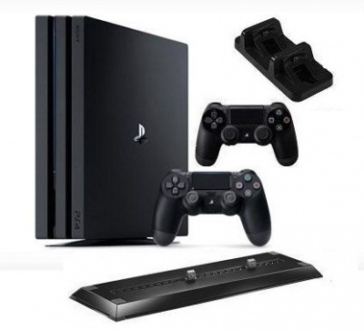 Игровая приставка Sony PlayStation 4 Pro 1Tb + вертикальная подставка (стенд)