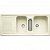Кухонная мойка Blanco Classic 8 S гранитная 2 чаши с крылом, цвет жасмин 510568