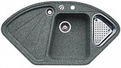 Кухонная мойка Blanco Delta F гранитная 2 чаши с крылом, цвет алюметаллик 511673
