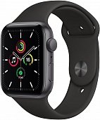 Apple Watch SE GPS 44mm Aluminum Case with Sport Band Space Gray/black