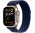 Apple Watch Ultra 2 (2024) 49 mm Natural Titanium Case with Blue/Black Trail Loop