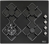 Газовая варочная панель Ricci Rgn-Ka4007bl