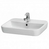 Раковина встраиваемая Cersanit Caspia 60 белая, 1 отв., прямоугольная, в 1 отв, 110095