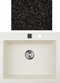 Кухонная мойка Kuppersberg Modena 1B Black Metalic
