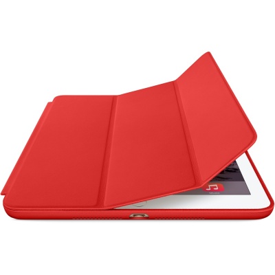 Чехол Smart Cover для Apple iPad кожаный Красный
