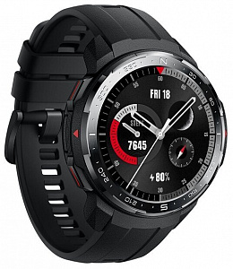 Умные часы c GPS HONOR Watch GS Pro (silicone strap) угольный черный