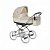 Коляска Roan Marita Prestige 2 в 1 (дождевик+моск. Сетка колеса белые 14) P-202