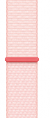 Apple Watch Series 9 41mm Pink Aluminium Case with Light Pink Sport Loop