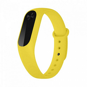 Силиконовый браслет для Mi Band 2 yellow 