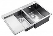 Кухонная мойка ZorG Inox 780*520 Rx-5178-2-R