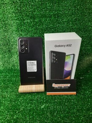 Samsung Galaxy A52 128 черный Ростест (Б/У)