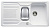 Кухонная мойка Blanco Classic 6 S-F гранитная 2 чаши с крылом, цвет белый 517652