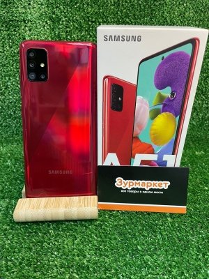 Samsung Galaxy A51 128 красный Ростест (Б/У)