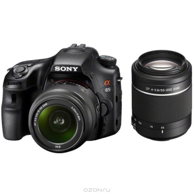 Фотоаппарат Sony Alpha Slt-A65y Kit 18-55   55-200