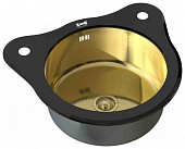 Кухонная мойка ZorG Inox-Glass Gl-510-Black-Bronze