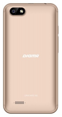 Смартфон Digma A453 3G Linx,золотистый