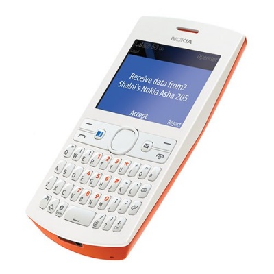 Nokia Asha 205 Orange.White