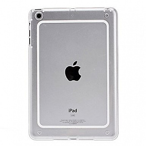Бампер для iPad mini Белый с прозрачной вставкой