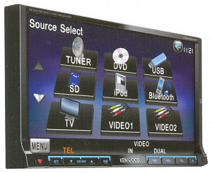 Магнитола автомобильная Kenwood Ddx-8054Bt