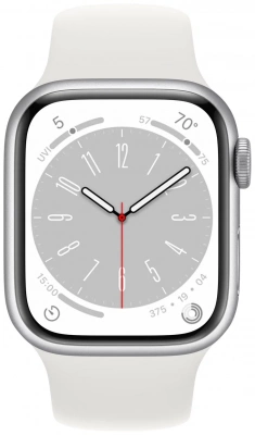 Apple Watch Series 8 45mm Aluminium Case, белый
