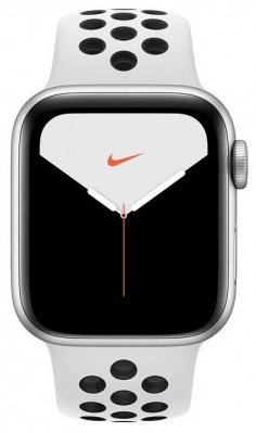 Apple Watch Series 5 Gps 44mm Aluminum Case with Nike Sport Band серебристый