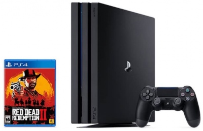 Игровая приставка Sony PlayStation 4 Pro + игра Red Dead Redemption 2