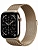 Apple Watch Series 11 42mm Gold Titanium Milanese Loop