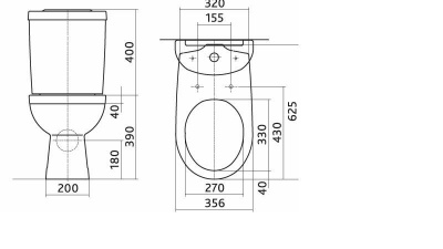 Унитаз напольный Ifo Orsa Rp413072590