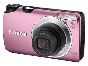 Фотоаппарат Canon PowerShot A3300 Is Pink