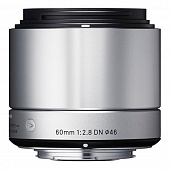 Объектив Sigma Af 60mm f/2.8 Dn/A Sony E (Nex) (серебристый)