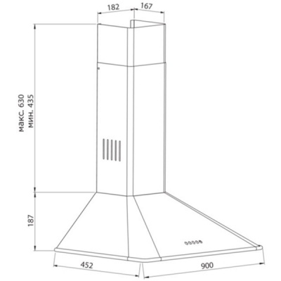 Вытяжка Korting Khc 9639 Rb