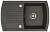 Кухонная мойка Kuppersberg Alba 1B1d Black