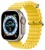Apple Watch Ultra GPS + Cellular 49mm Titanium Case with Yellow Ocean Band (корпус из титана, ремешок Ocean желтого цвета)
