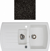 Кухонная мойка Kuppersberg Alba 1,5B1d Black Metalic