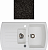 Кухонная мойка Kuppersberg Alba 1,5B1d Black Metalic